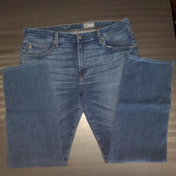 AG Adriano Goldschmied The Graduate tailored leg Denim 360 Blue Jeans size 36 - Picture 1 of 15